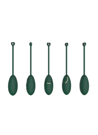 Œuf vibrant Vert Emeraude avec télécommande USB - DAISYGREEN